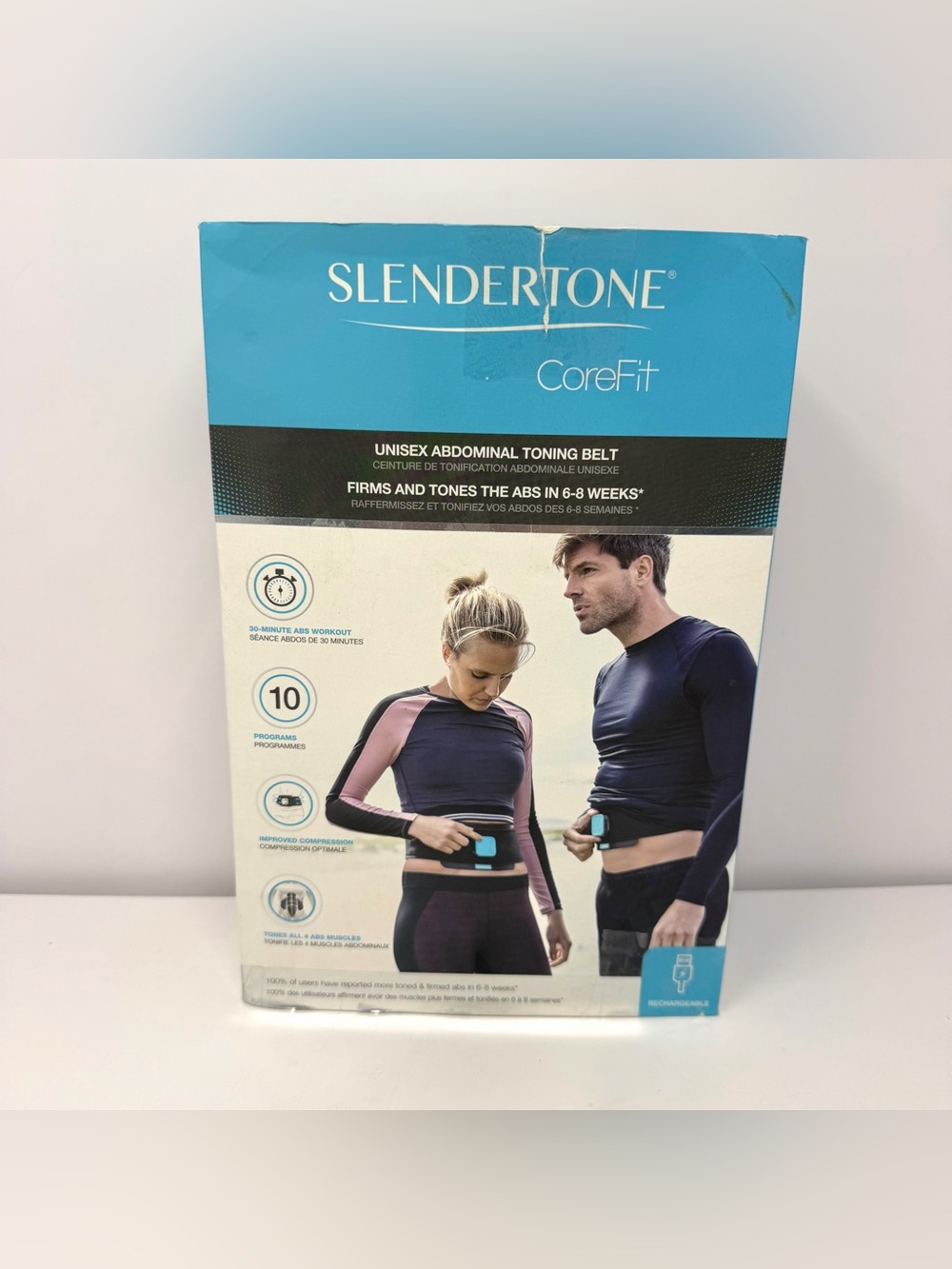 Slendertone CoreFit Abdominal Toning Belt Muscle Toner Unisex Brand New Open Box